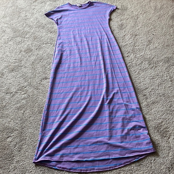Lularoe Maxi Striped Dress SIZE S - Picture 1 of 4